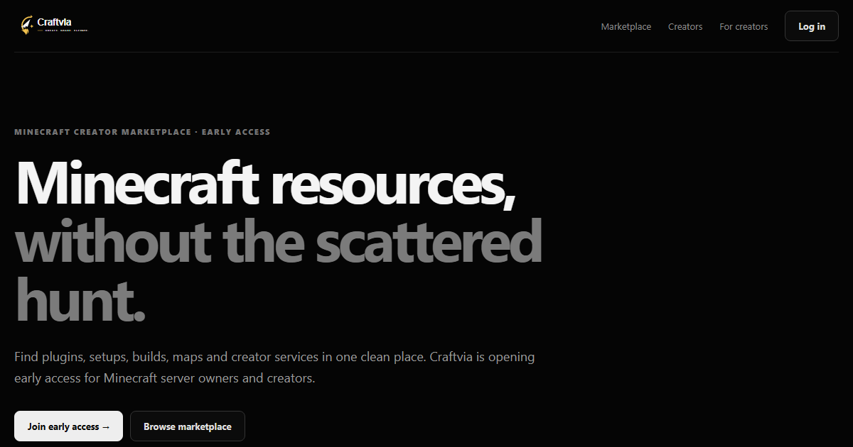Craftvia screenshot